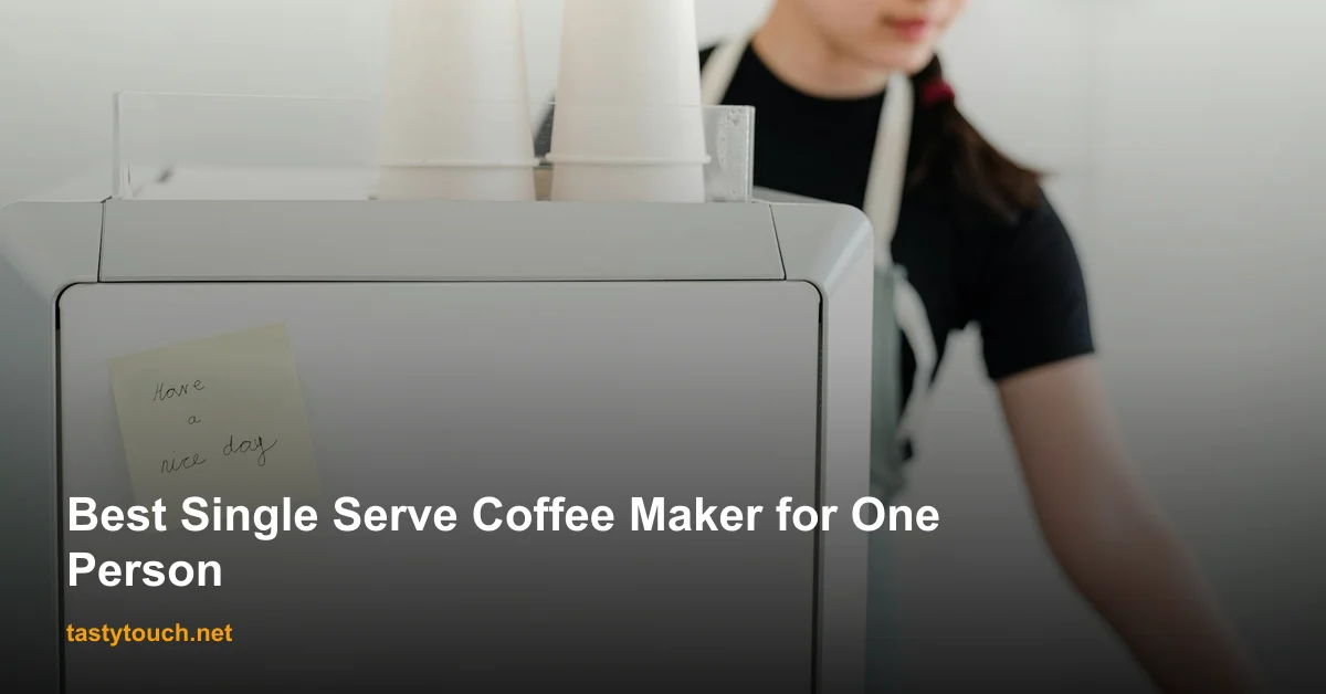 Best Coffee Makers for One Person in 2026